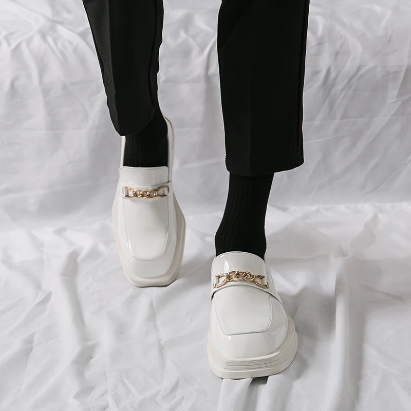 Leather Platform Shoes