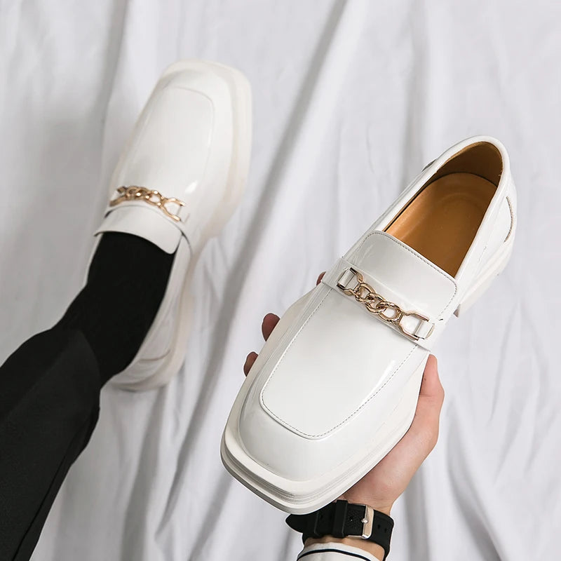 Leather Platform Shoes
