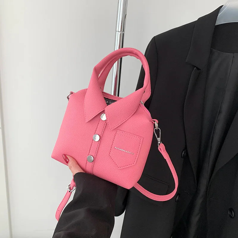 Leather Square Crossbody Bags