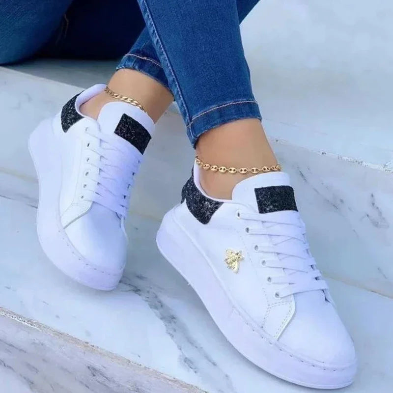 Waterproof Lace Up Casual Flat Sport Shoes