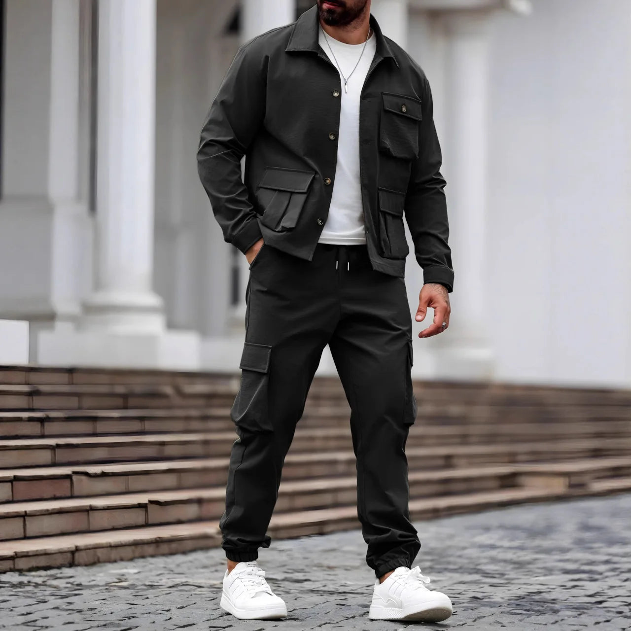 Jacket and pants set