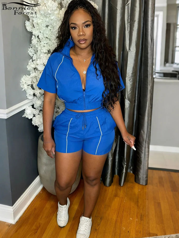 Short Sleeve Shorts Set