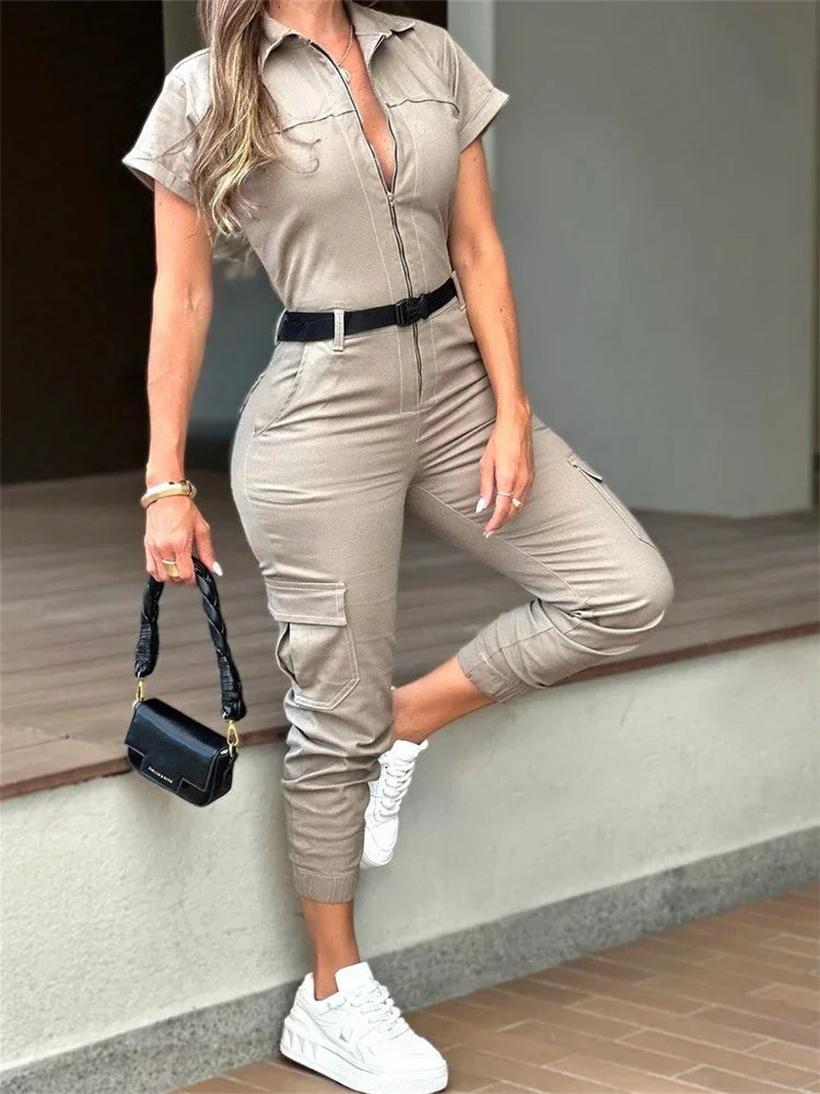 Zipper Jumpsuit