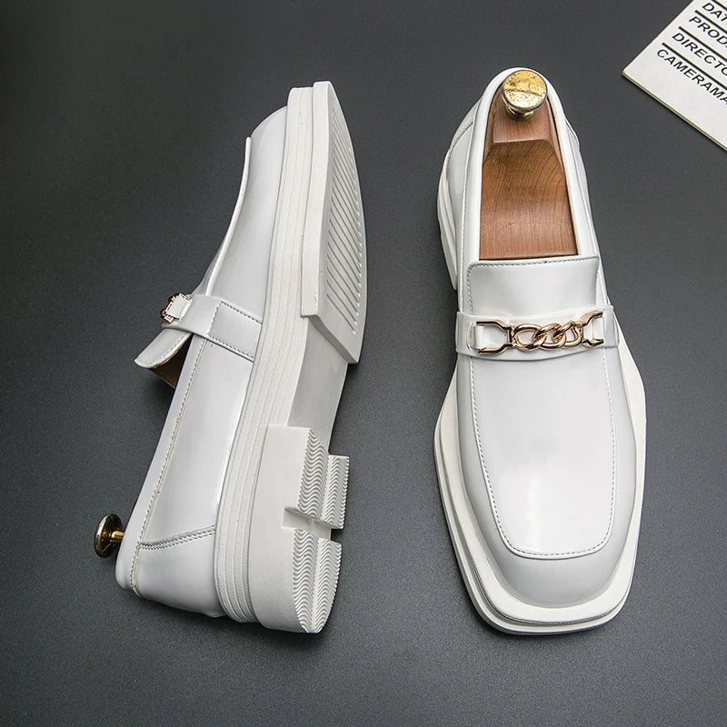 Leather Platform Shoes