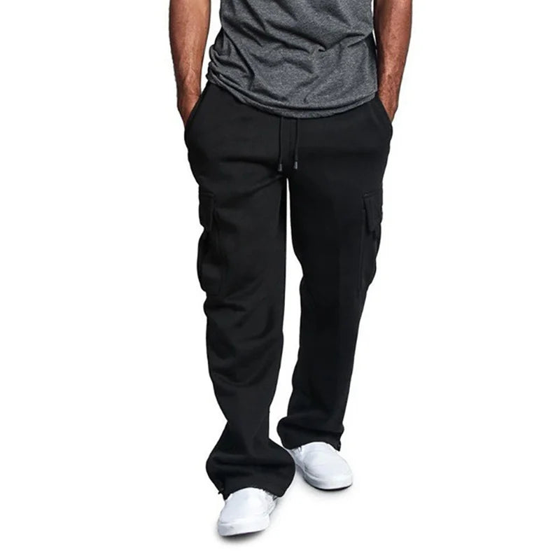 Drawstring Sweatpants with Pockets