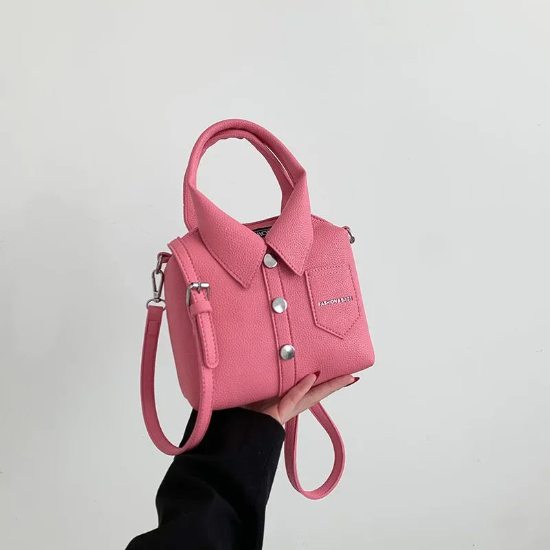Leather Square Crossbody Bags