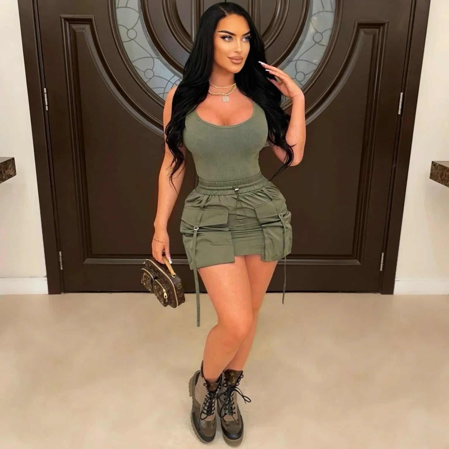 Cargo Mini Skirt
