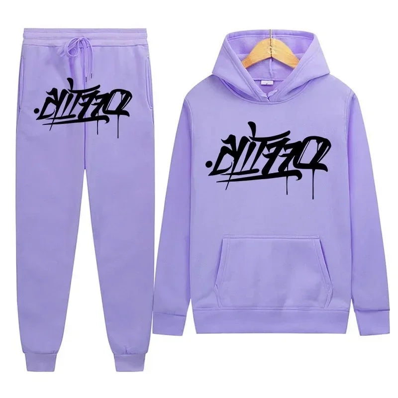 two-piece sweatsuit