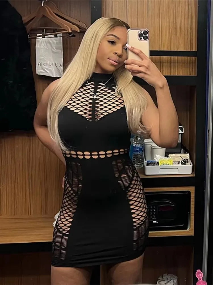 Plus Size See Through Bodysuit