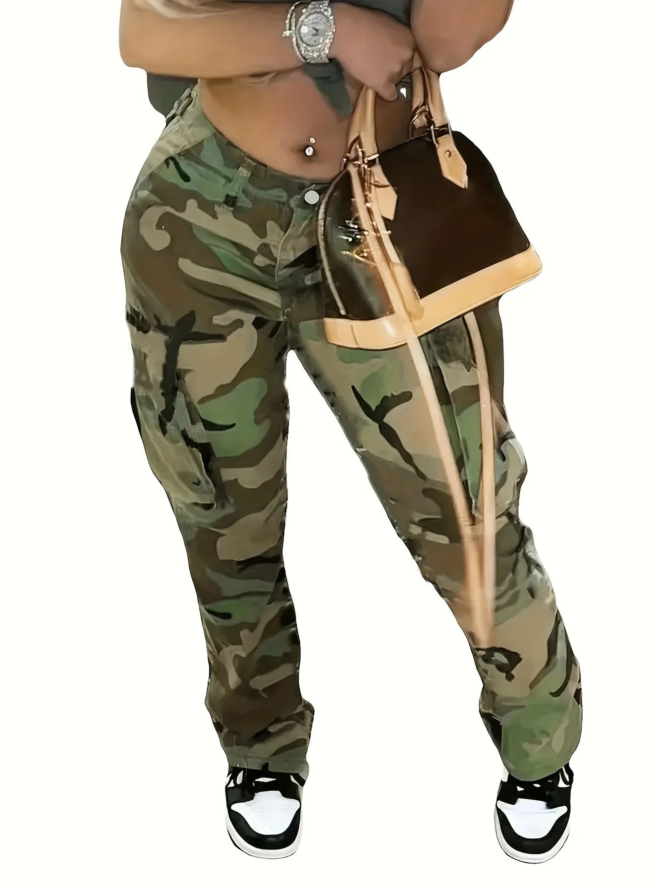 Camo Denim Pants