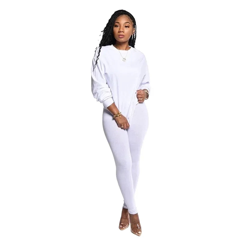 stacked leggings outfit set