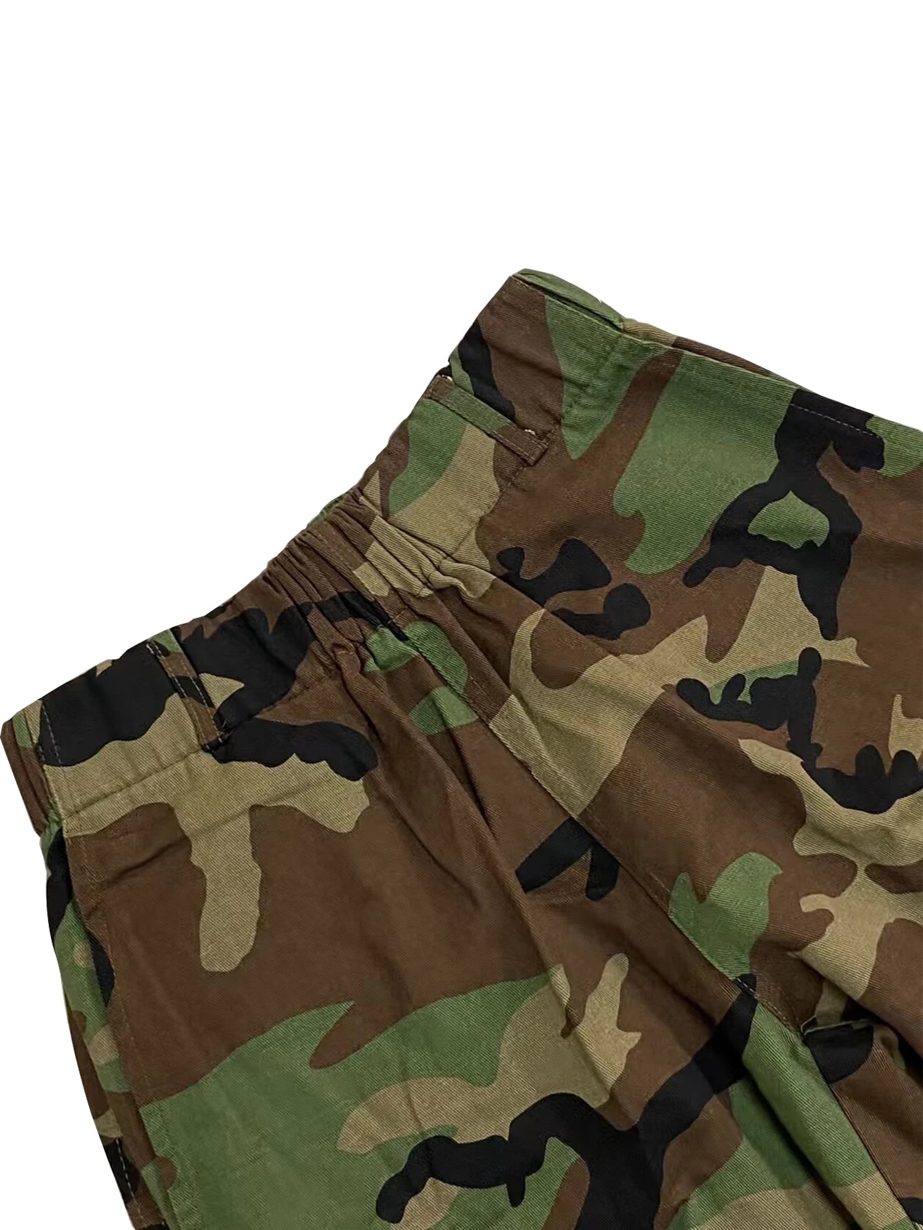 Camo Multi Pocket Casual Women's Shorts