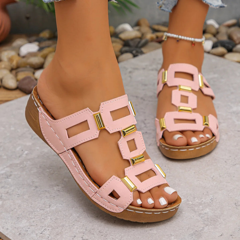 Women's Open Toe Wedges