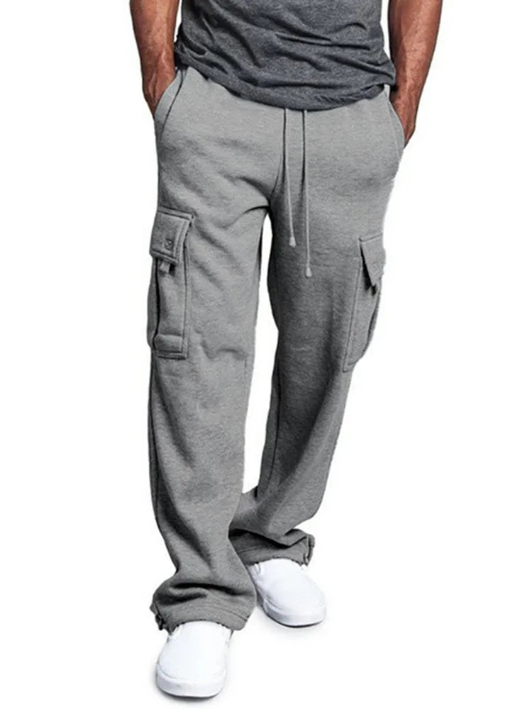 Drawstring Sweatpants with Pockets