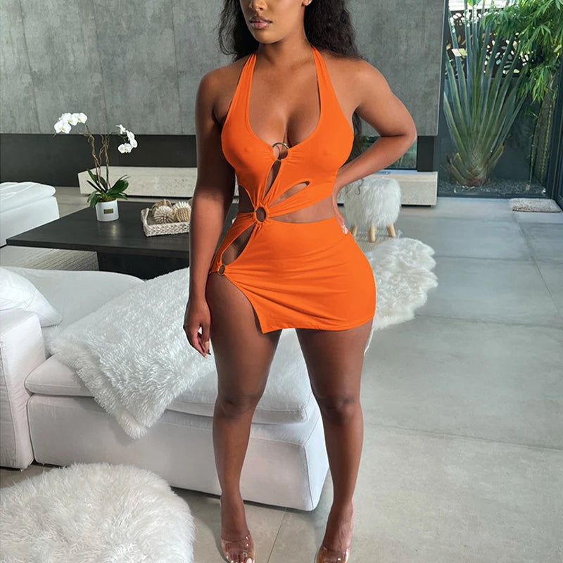 Sleeveless Mini skirt