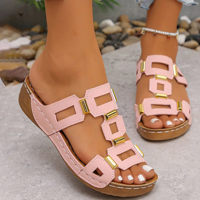 Women's Open Toe Wedges