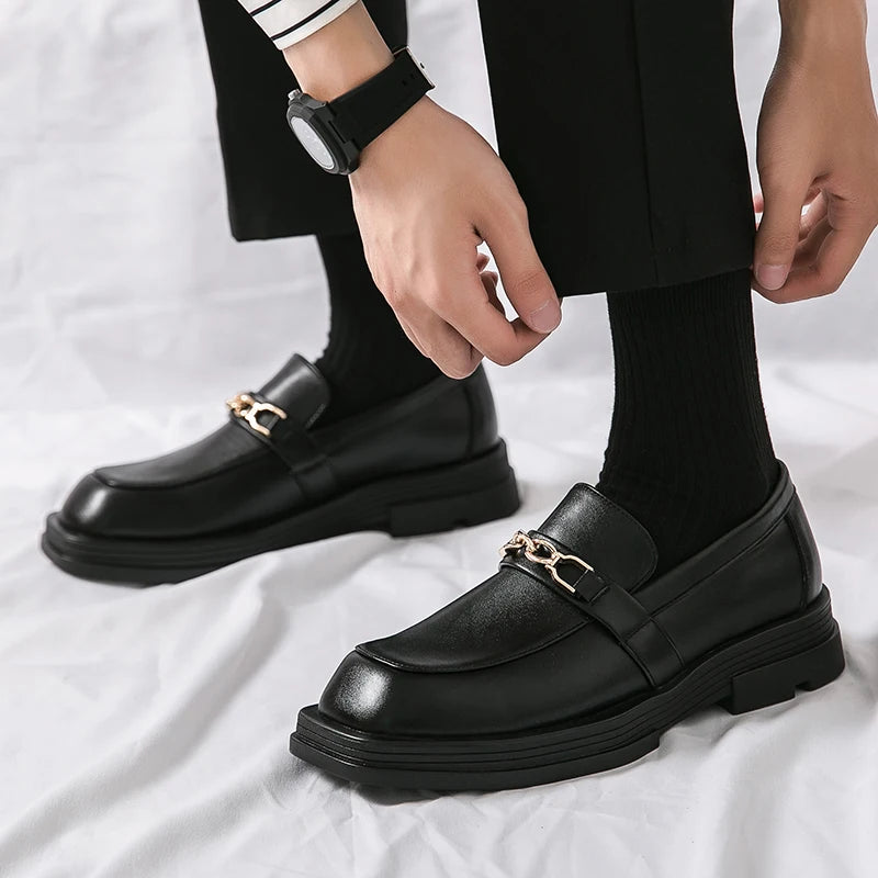 Leather Platform Shoes