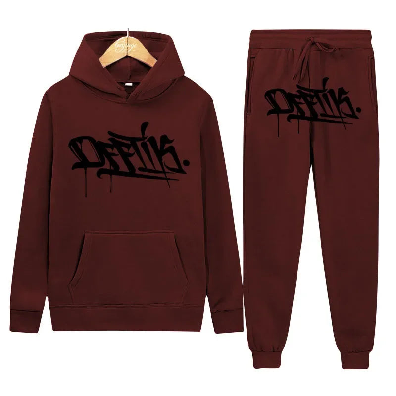 two-piece sweatsuit