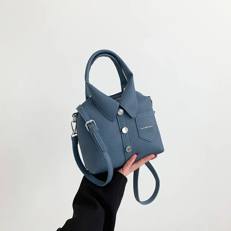 Leather Square Crossbody Bags