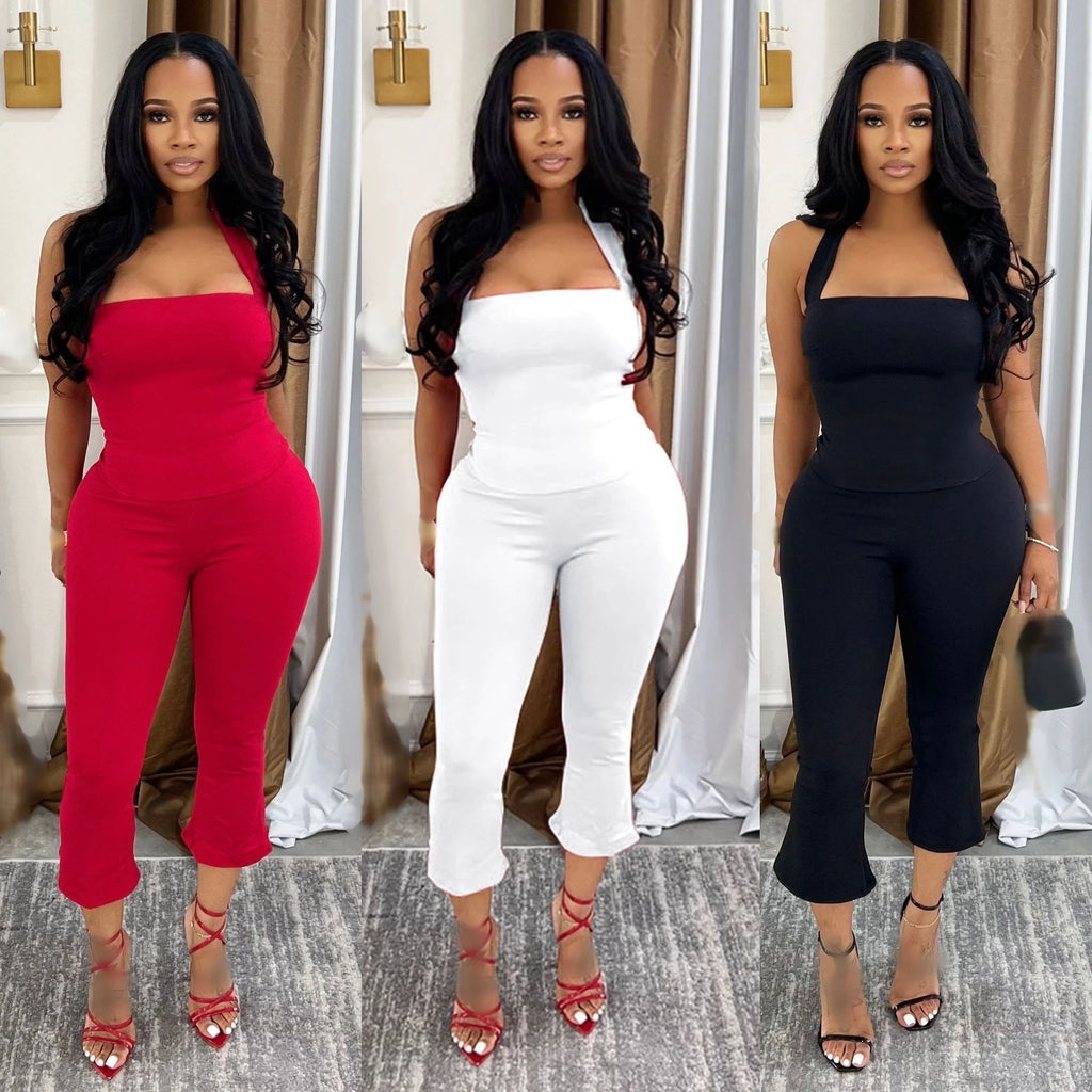 2 piece woman pants sets