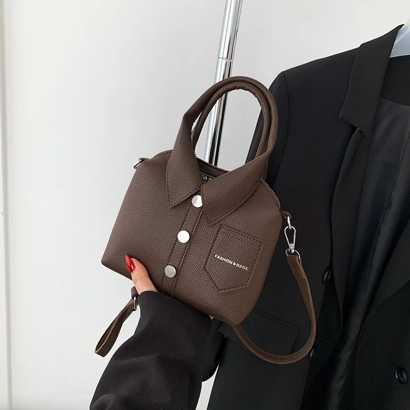 Leather Square Crossbody Bags