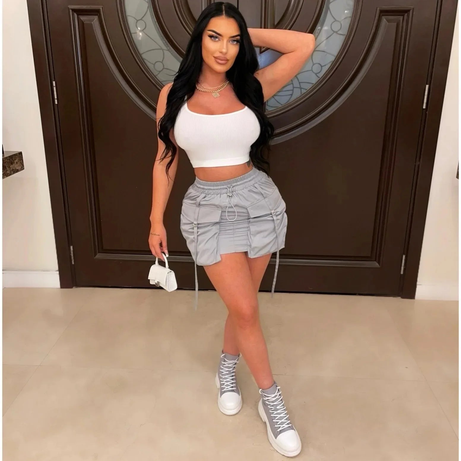 Cargo Mini Skirt