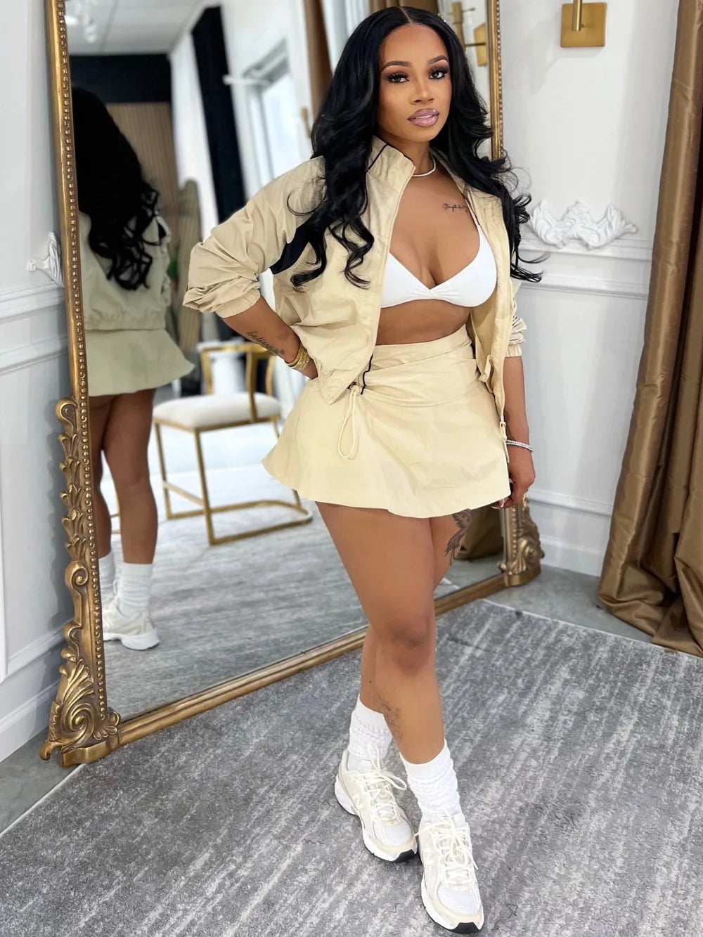 Shorts Skirt 2pcs set