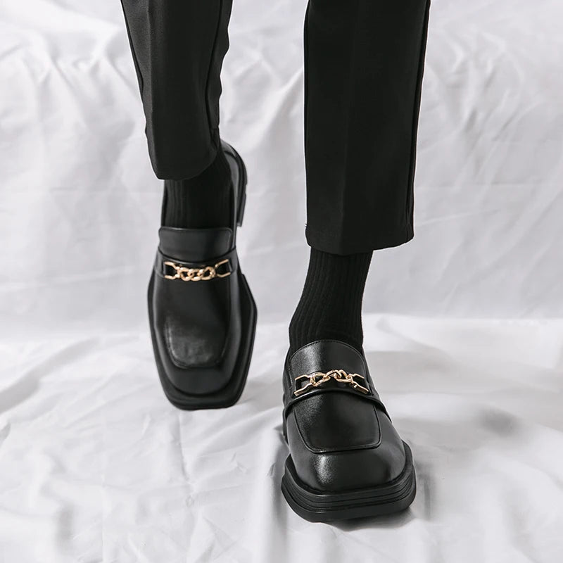 Leather Platform Shoes