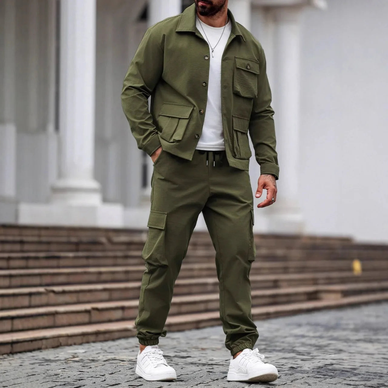 Jacket and pants set