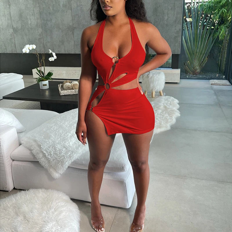 Sleeveless Mini skirt