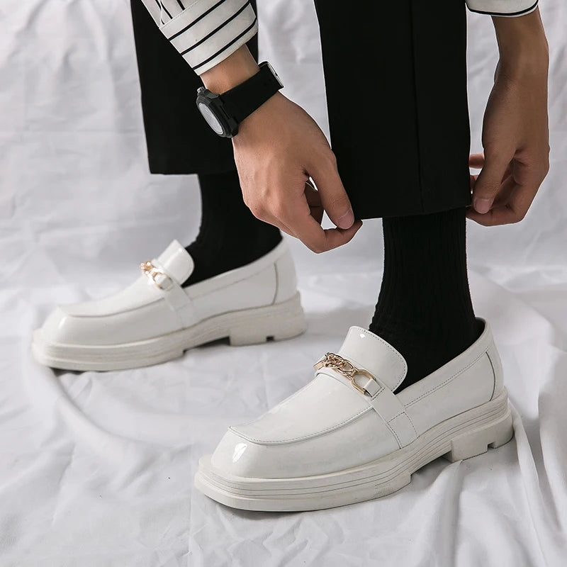 Leather Platform Shoes