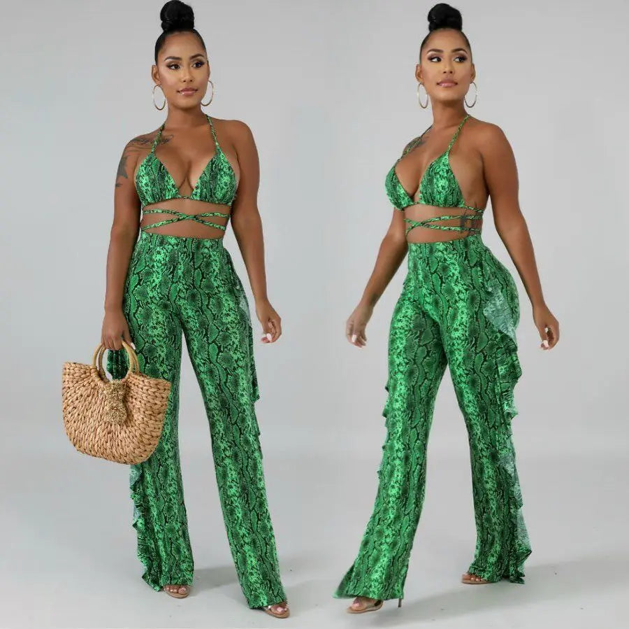 Bra+tassel Pants two Piece  Swimsuit
