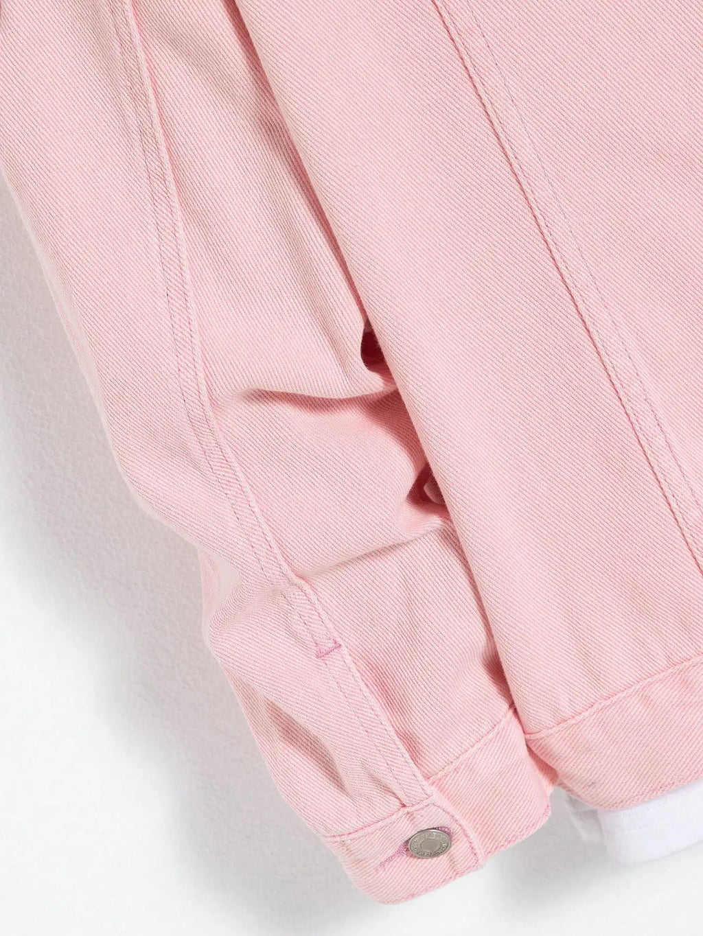 Denim Pink ripped jacket