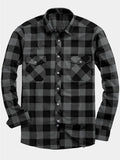 Plaid long sleeve flannel ￼￼