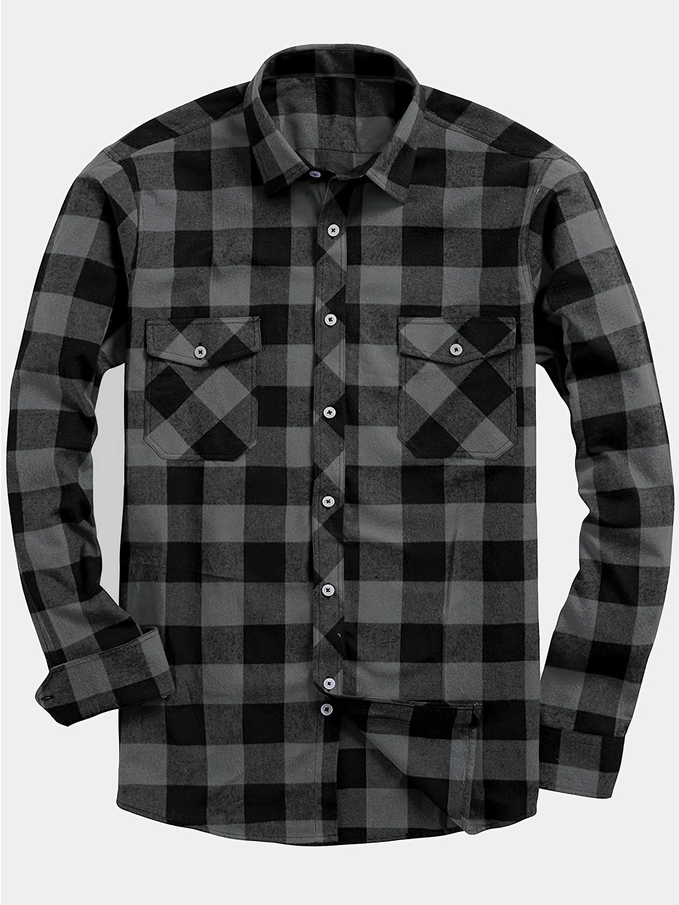 Plaid long sleeve flannel ￼￼