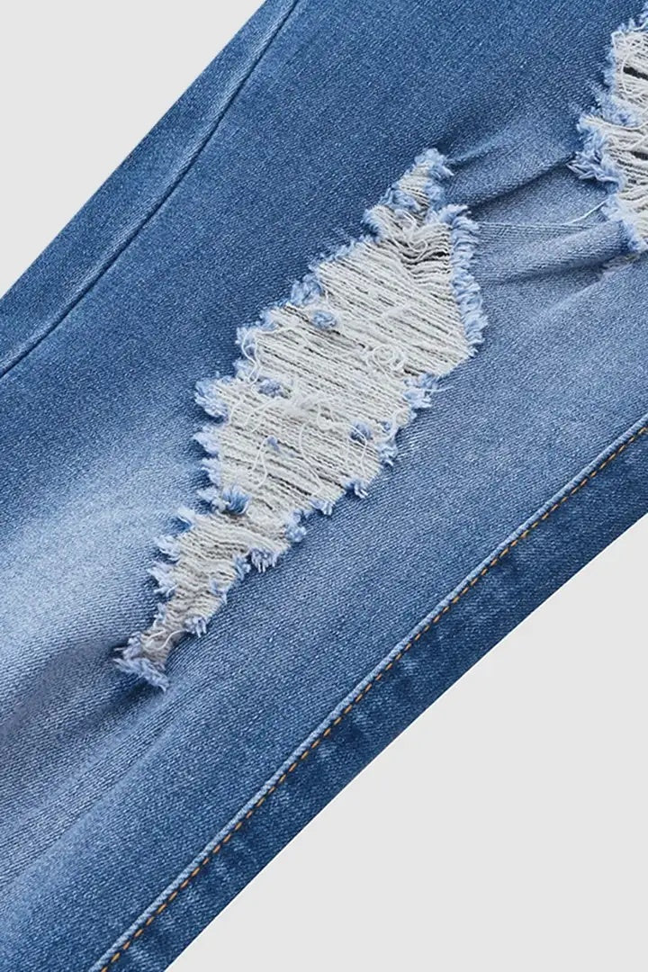 Fitted stretch jeans